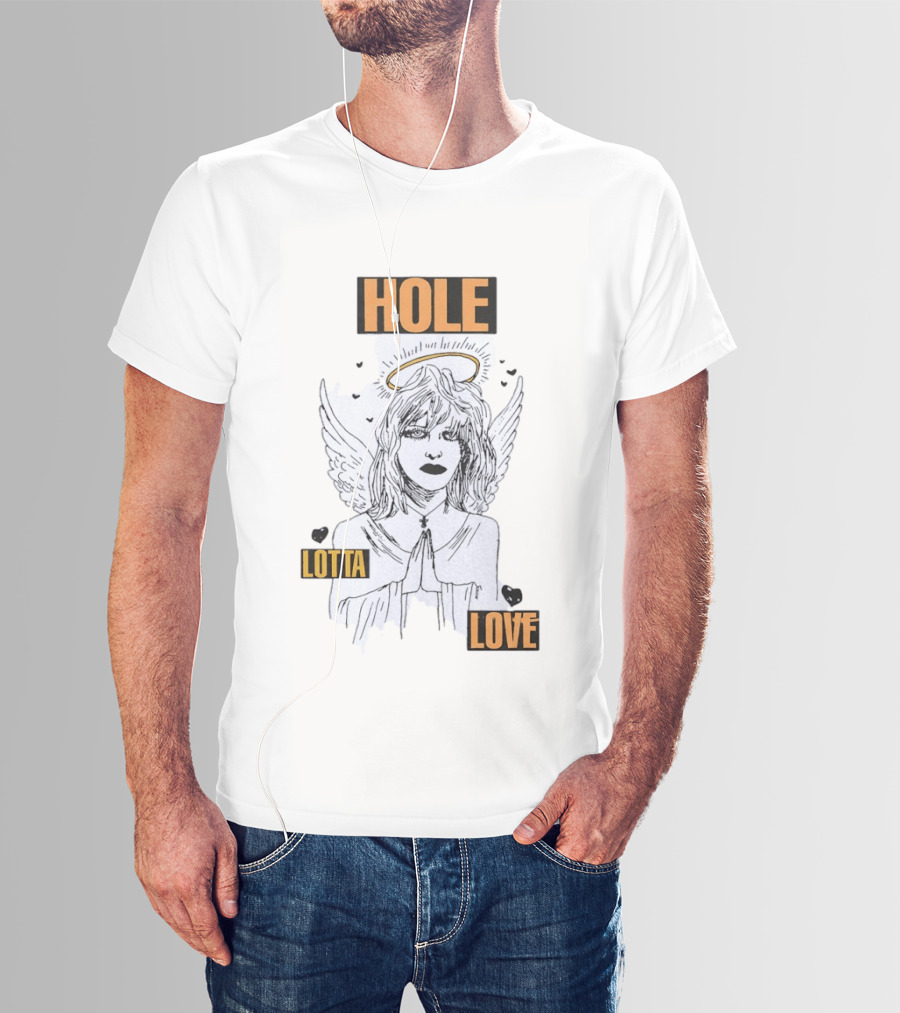 Hole Lotta Love Angel 90s Grunge Alternative Rock Fashion T-Shirt