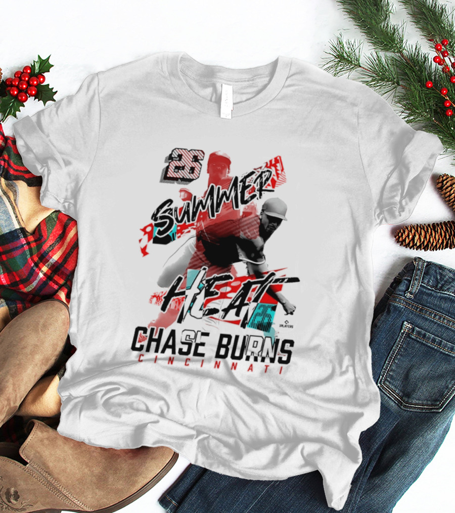 26 Summer Heat Chase Burns Cincinnati Reds T-Shirt