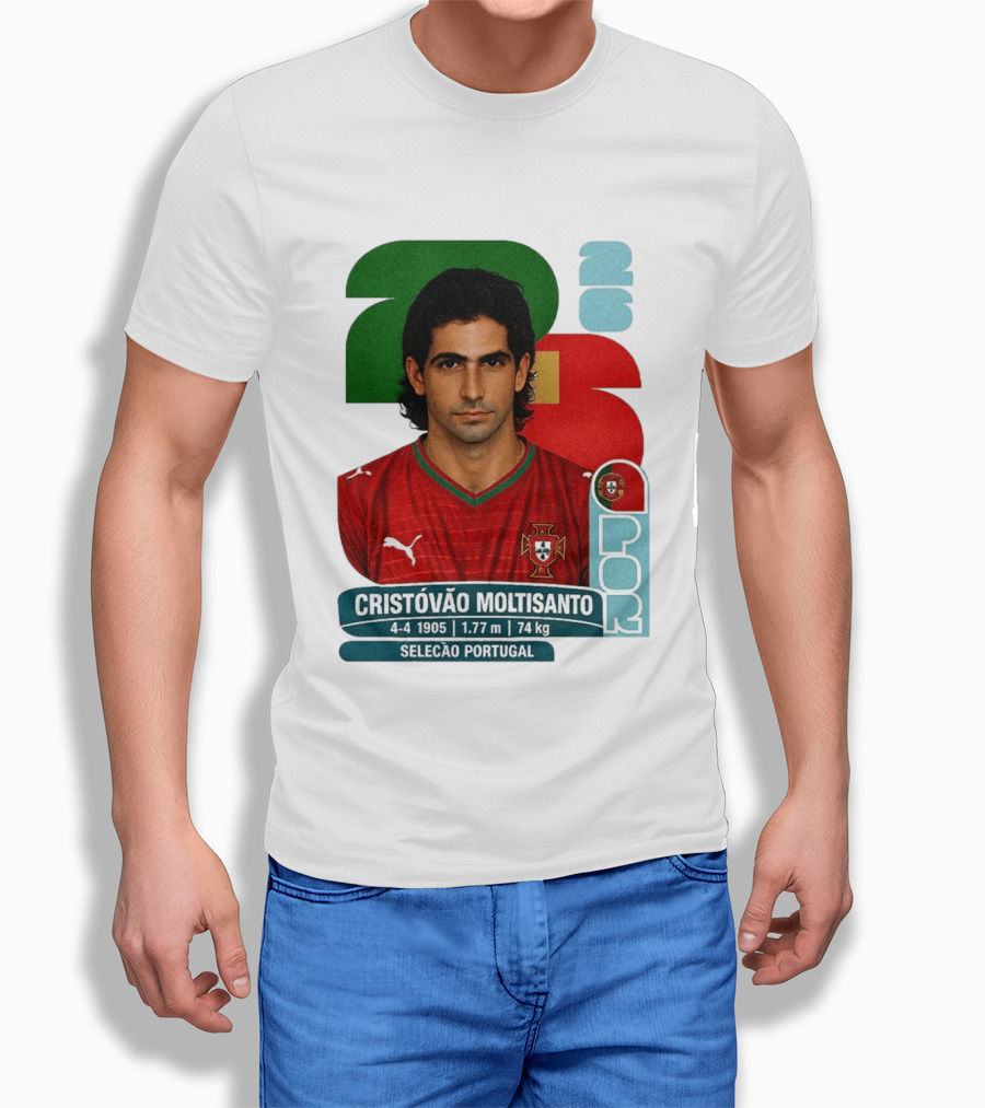 Cristóvão Moltisanto Seleção Portugal 2026 Soccer Card T-Shirt