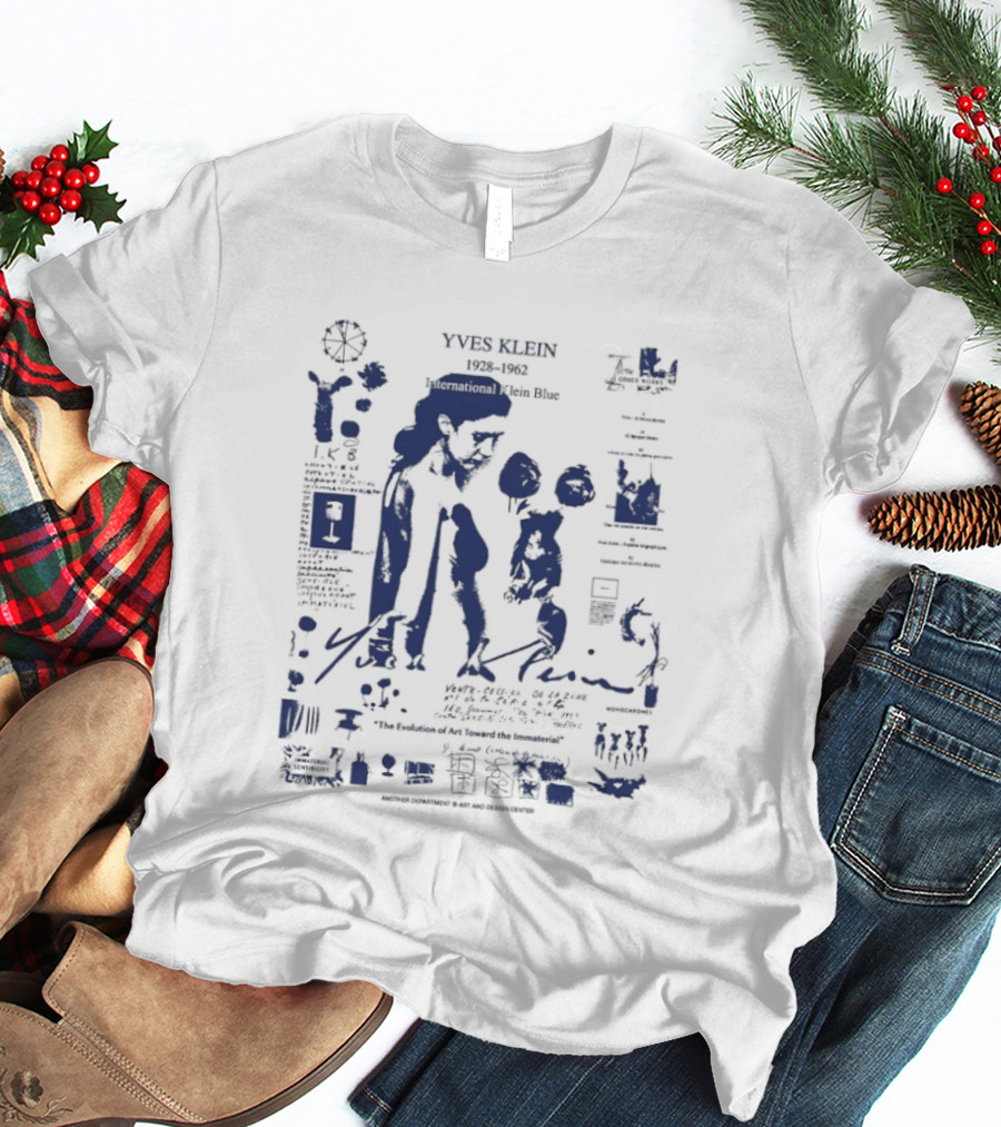 Yves Klein 1928 1962 International Klein Blue Anthology Toward The Immaterial T-Shirt