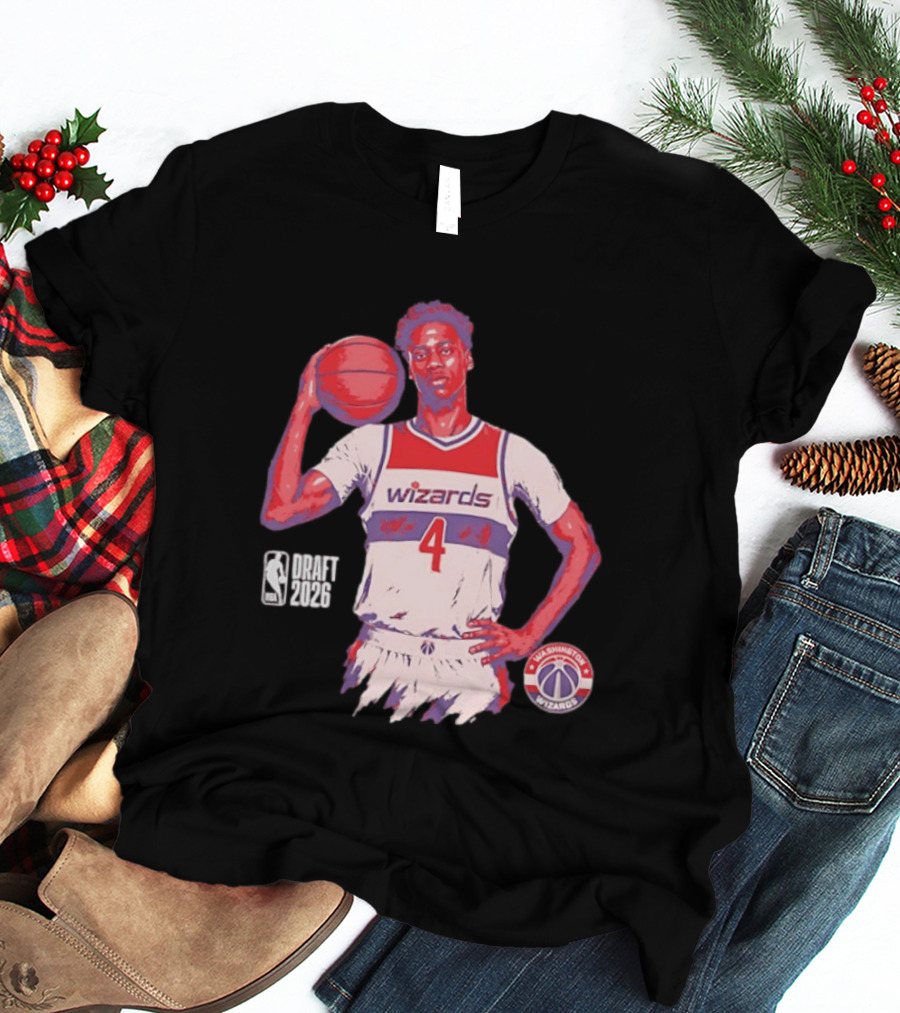 AJ Dybantsa Washington Wizards NBA Draft 2026 Basketball Fan T-Shirt