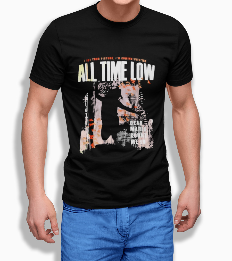 All Time Low I Got Your Picture Dear Maria Count Me In Butterfly Aesthetic T-Shirt