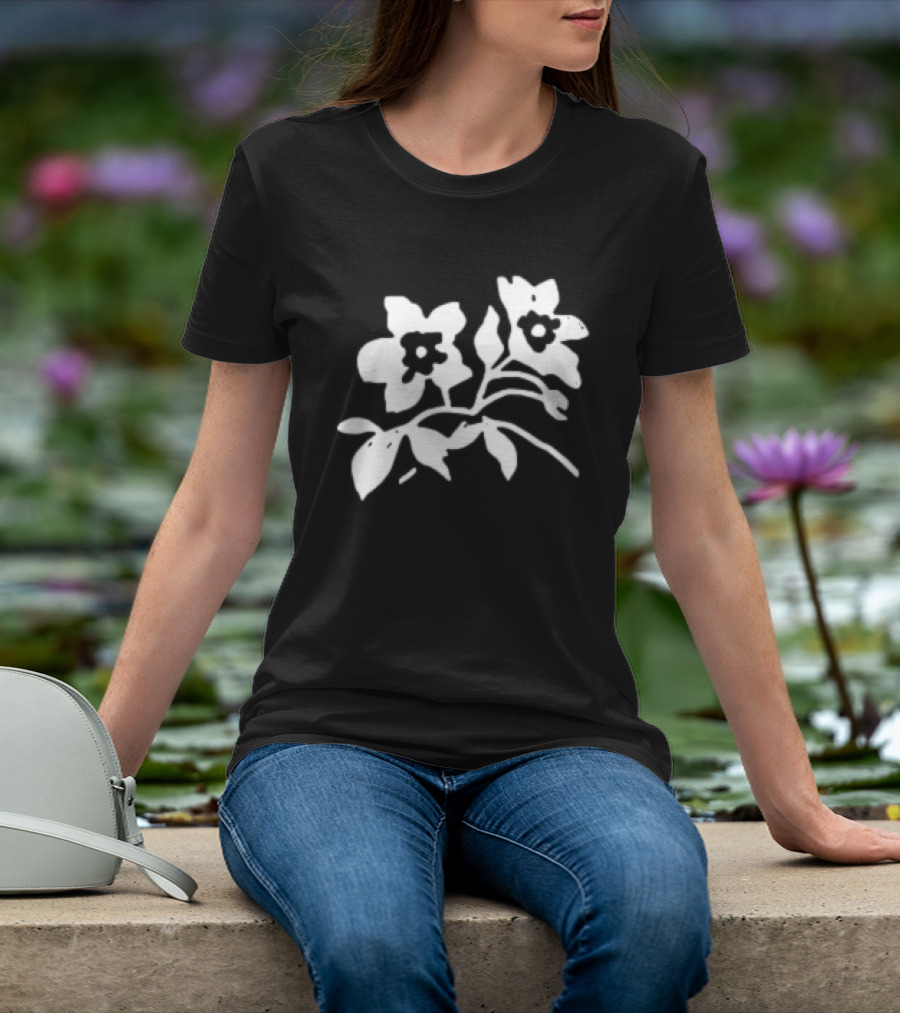 Flower It Was Time This Whole Time 2 Sided T-Shirt