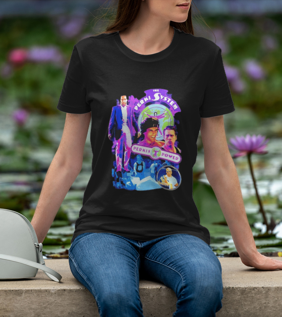 Ben Stiller The Perkis System Perkis Power Heavyweights Movie 90s Throwback T-Shirt