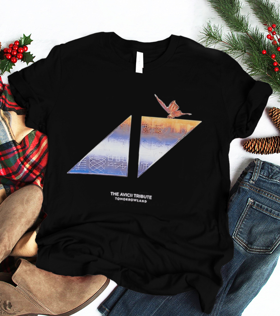 Tomorrowland X Avicii Tribute Butterfly T-Shirt