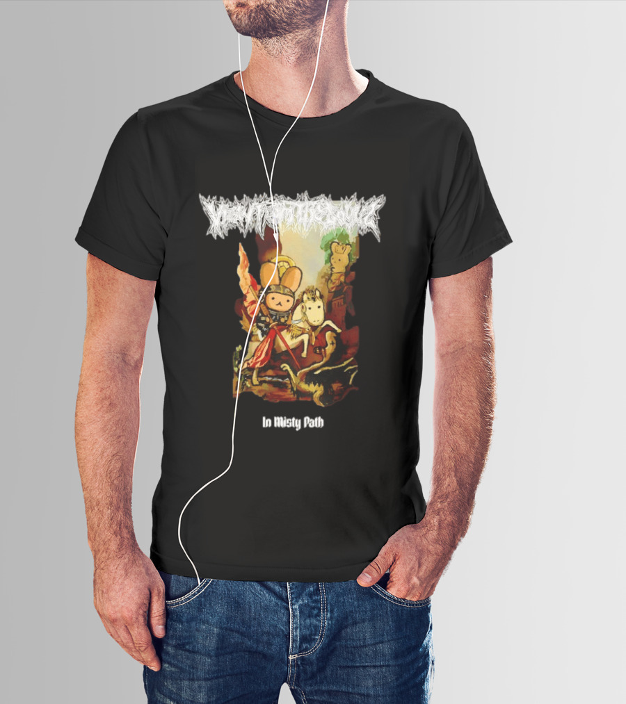 View From The Soul In Misty Path T-Shirt