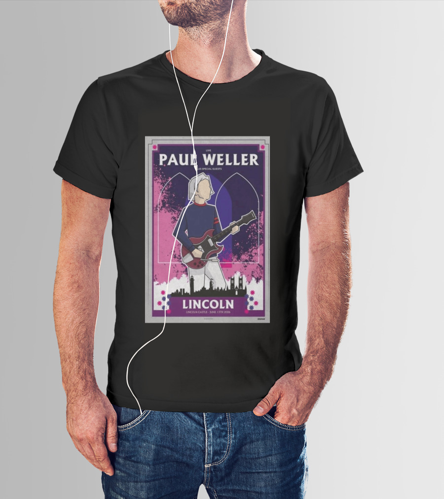 LIVE Paul Weller Plus Special Guests Lincoln Castle June 13th 2026 T-Shirt