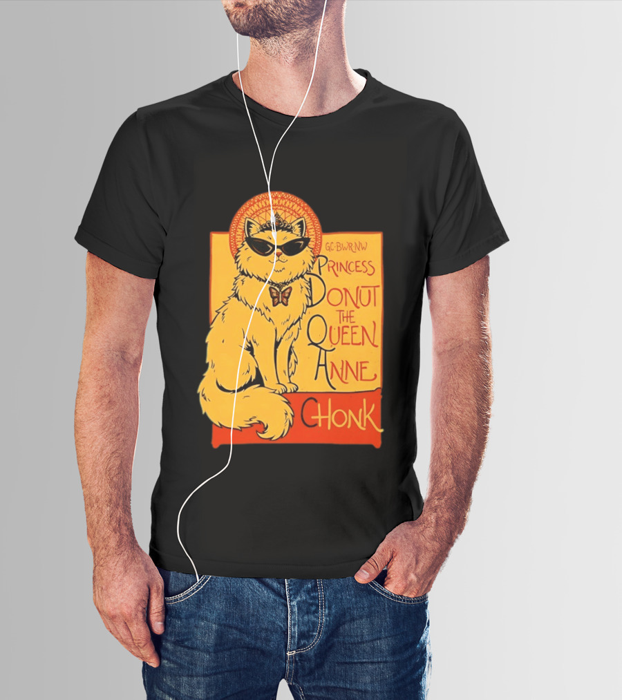 Princess Donut The Queen Anne Chonk Dungeon Crawler Carl Cat T-Shirt