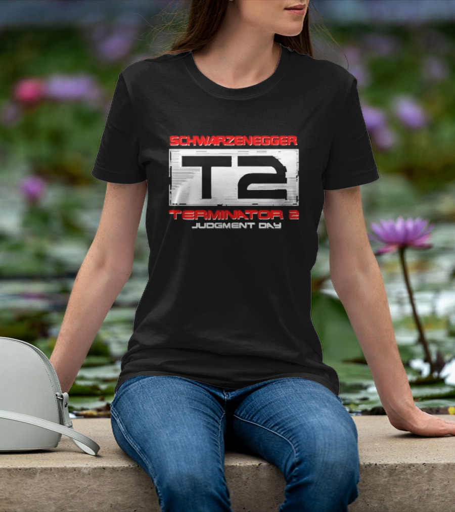 Schwarzenegger T2 Terminator 2 Judgment Day T-Shirt