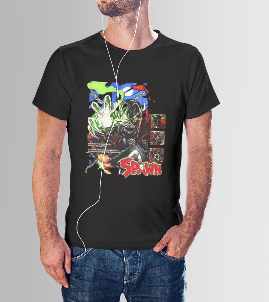 Spawn Born In The Darkness Sworn To Justice New Warrior Emerges T-Shirt