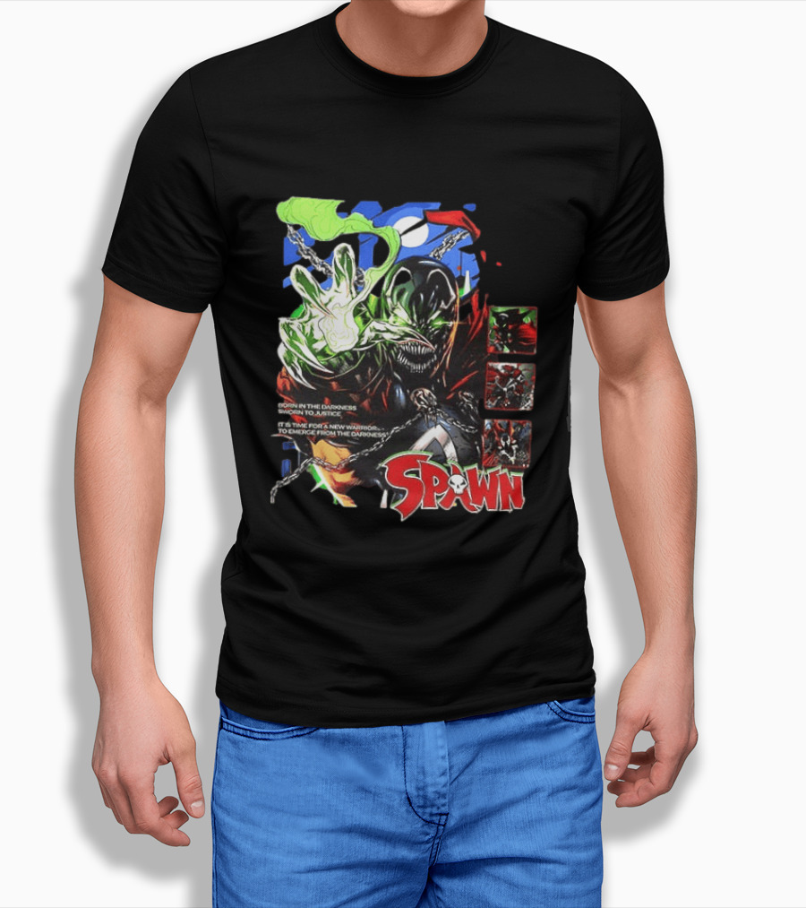 Spawn Born In The Darkness Sworn To Justice New Warrior Emerges T-Shirt
