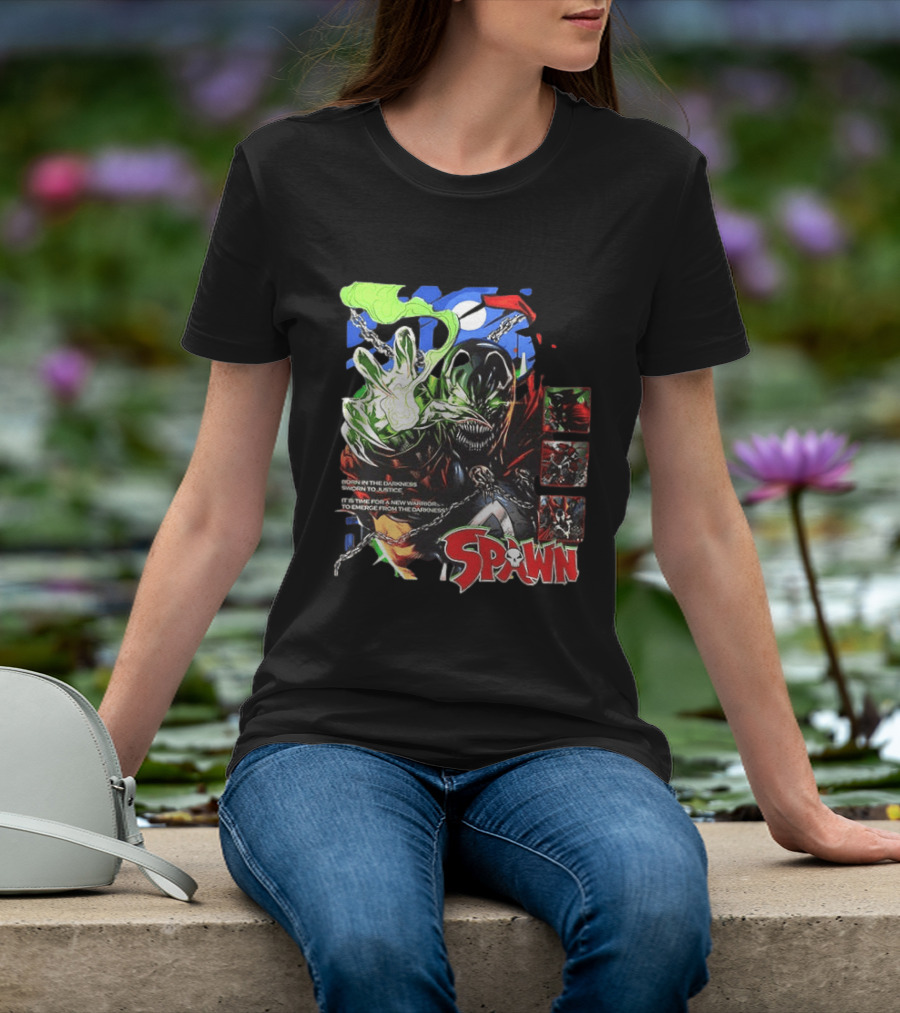 Spawn Born In The Darkness Sworn To Justice New Warrior Emerges T-Shirt