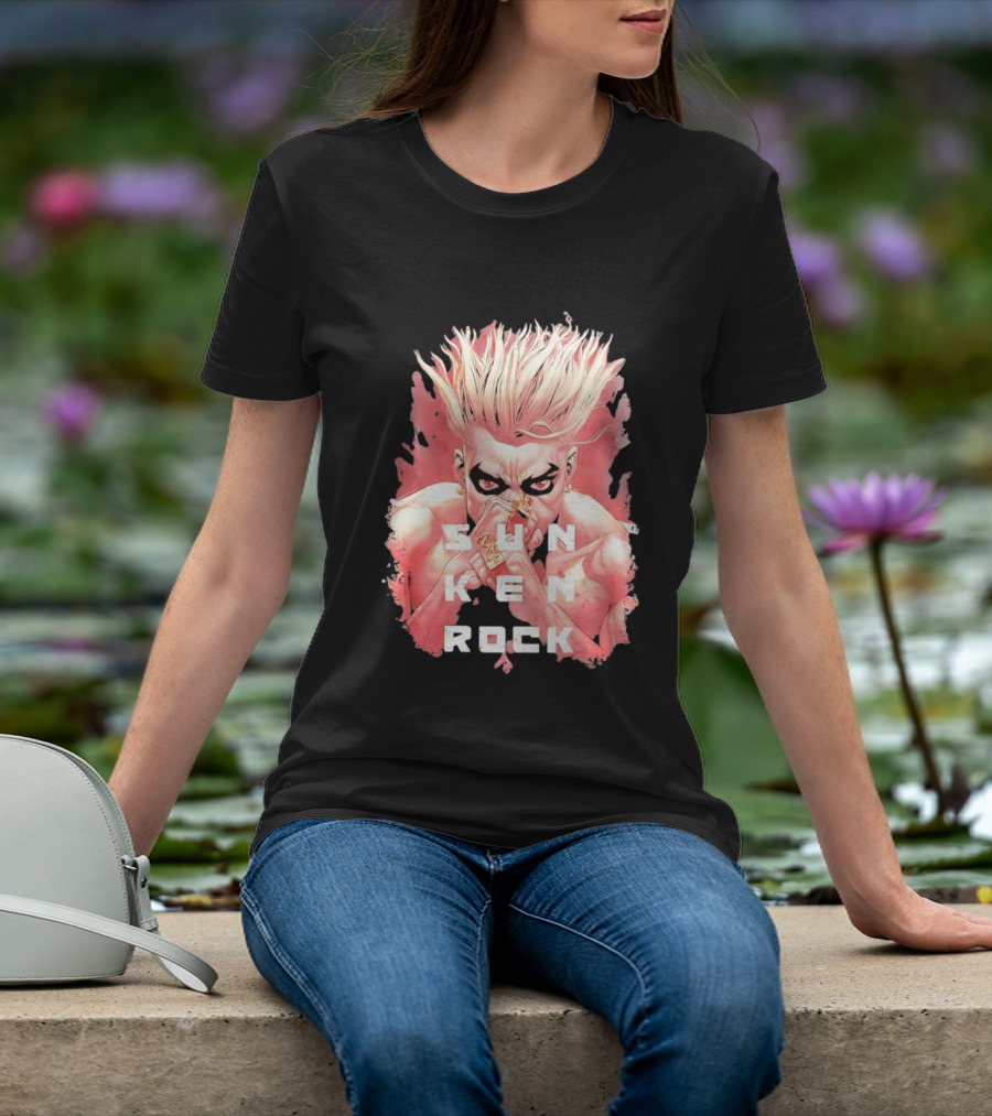 Sun Ken Rock Ken Kitano Manga Boichi Anime Intense Look T-Shirt