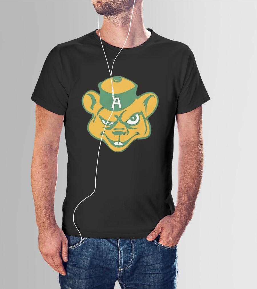 Angry Bear A Logo Vintage Cartoon T-Shirt