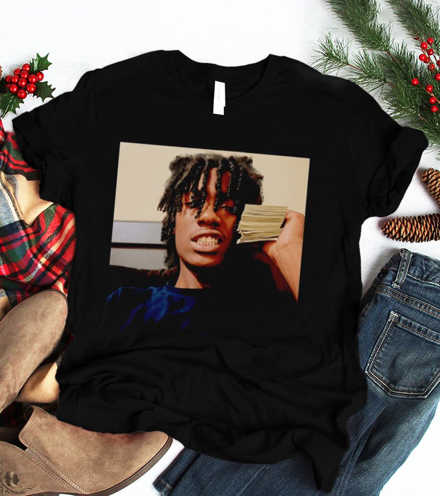 Lil Double 0 Rapper Hip Hop Money Stack Pose T-Shirt