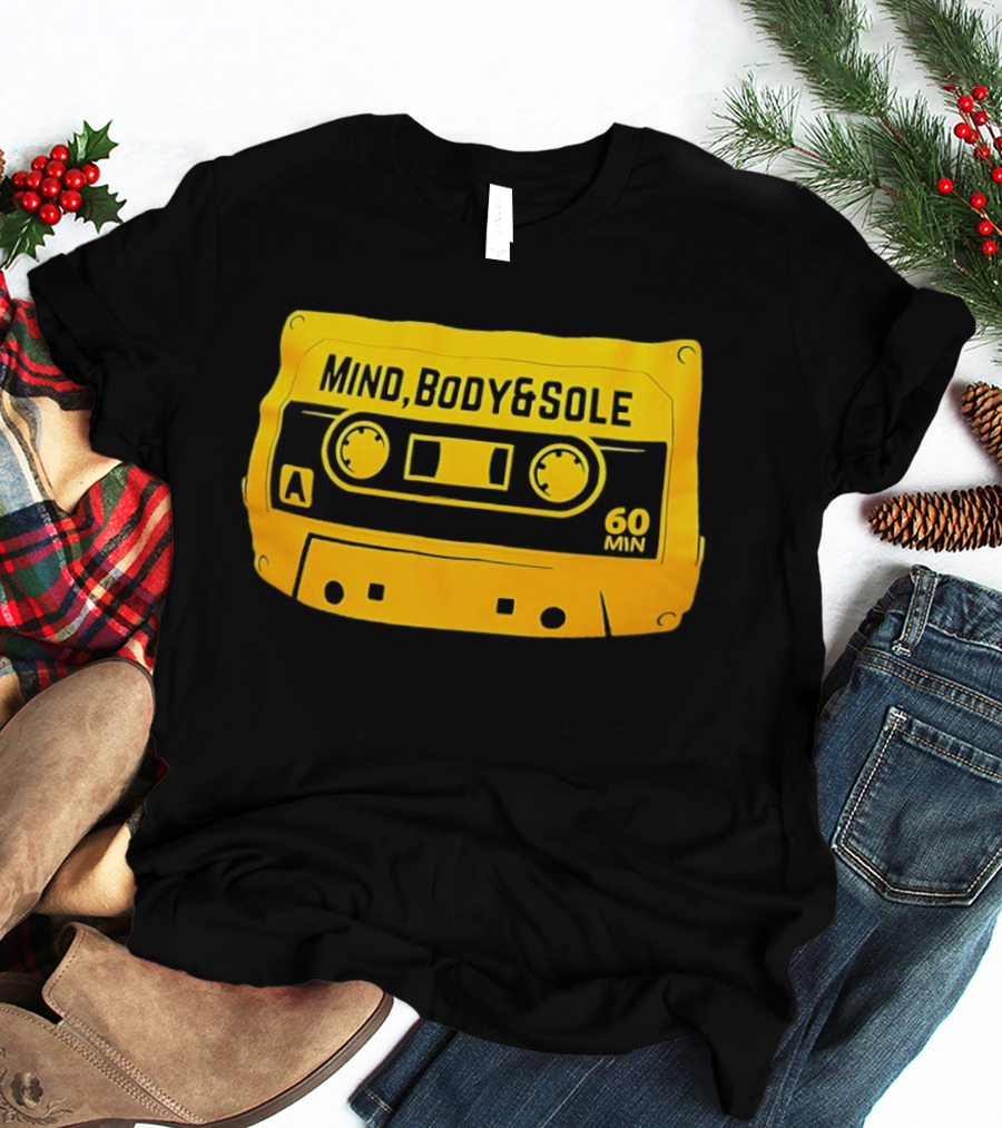 Mind Body & Sole Cassette Tape 60 Min Music T-Shirt