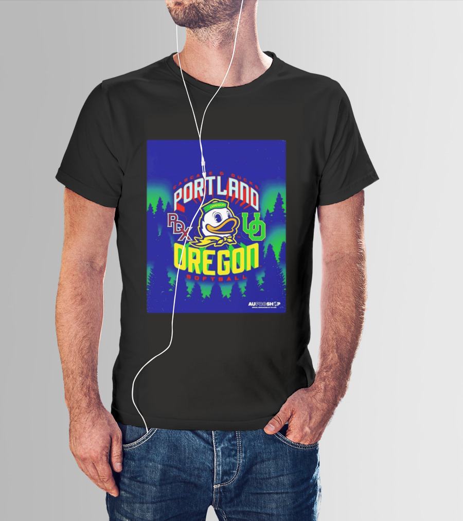 Cascade Ducks Portland RDX Oregon Softball T-Shirt