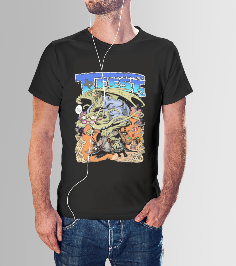 T Fest 2 Cthulhu Armadillo August 29 2026 Pflugerville Texas T-Shirt