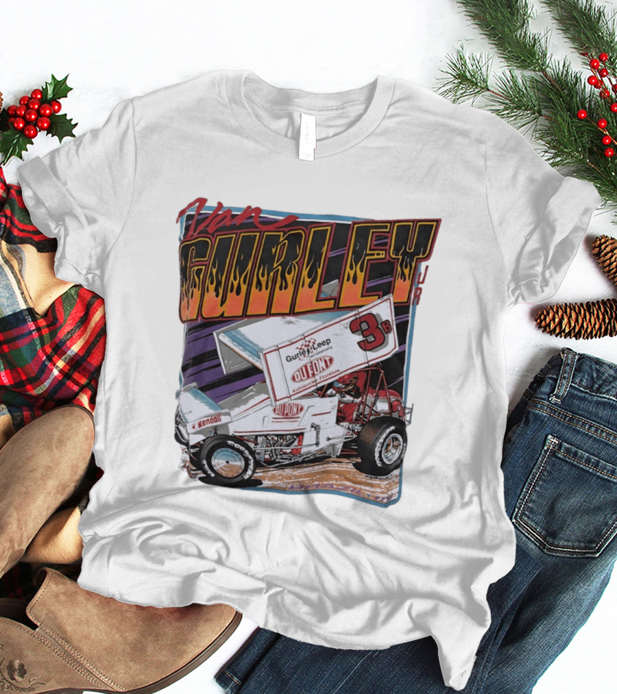 Van Gurley Jr 3B Gurley Leep Motorsports DuPont Sprint Car Racing Kendall T-Shirt