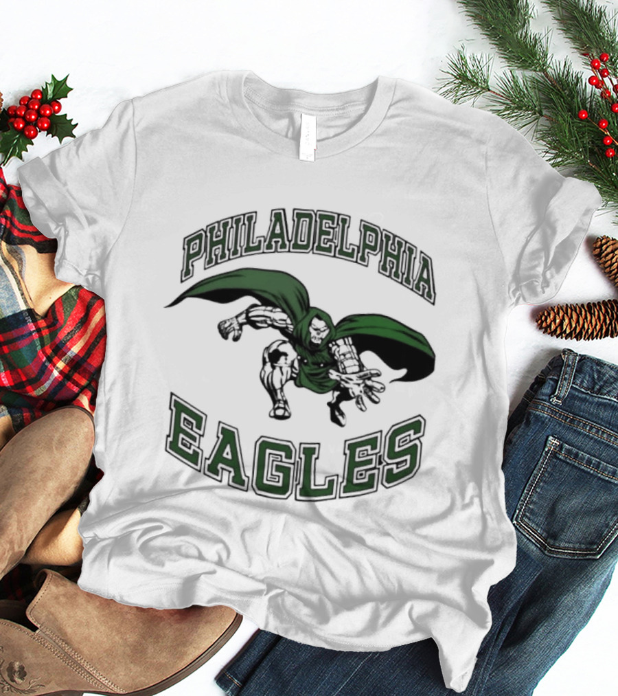 Philadelphia Eagles 2026 Doom Football Fan Gear T-Shirt