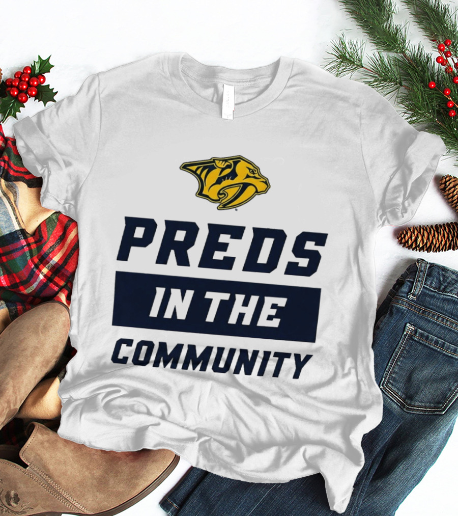 Nashville Predators 2026 Preds In The Community Initiative T-Shirt