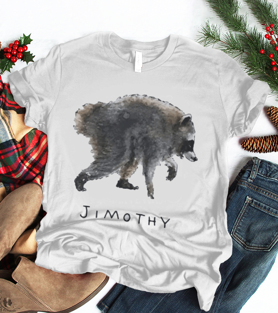 Jimothy Raccoon Viral Seattle Artwork Trend T-Shirt