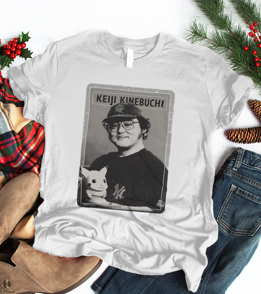 KEIJI KINEBUCHI Memorial 1956 2002 Pikachu NY Yankees Hat T-Shirt