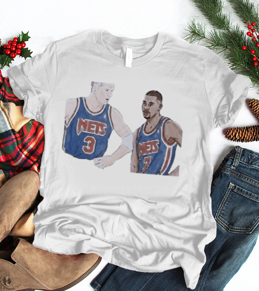 Kenny Anderson And Dražen Petrović Nets 3 And 7 Jerseys T-Shirt