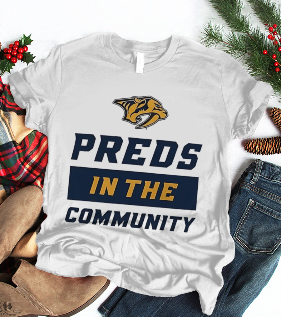 Nashville Predators Preds In The Community T-Shirt
