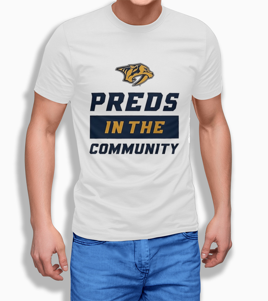 Nashville Predators Preds In The Community T-Shirt
