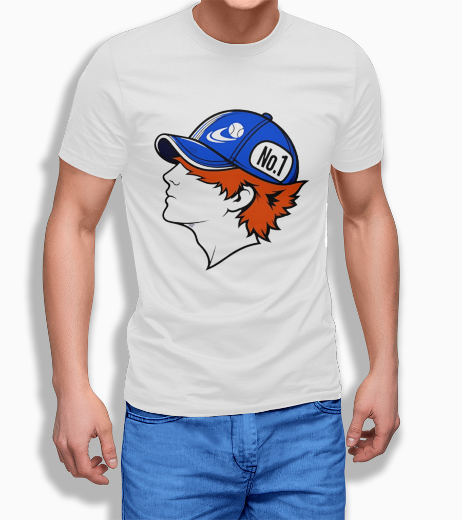 No1 Tennis Player Profile Athlete Sports Baseball Cap T-Shirt