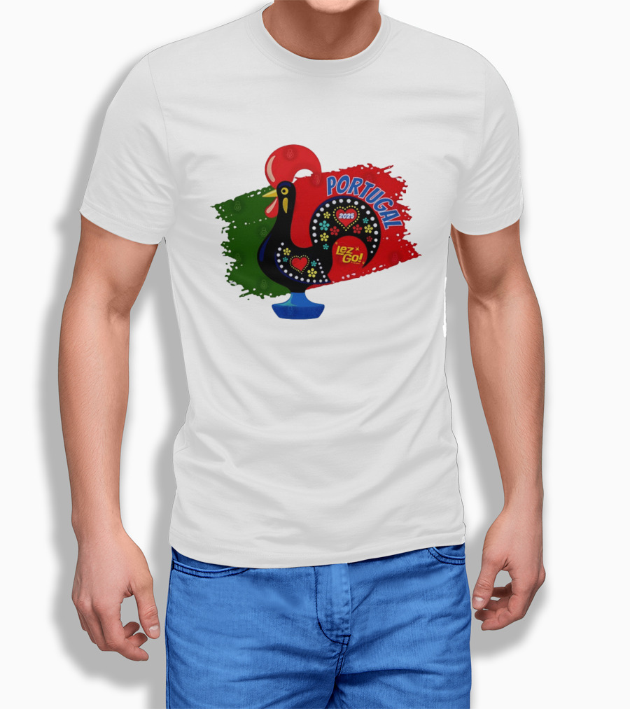 Portugal 2025 Lez Go Galo De Barcelos Rooster T-Shirt
