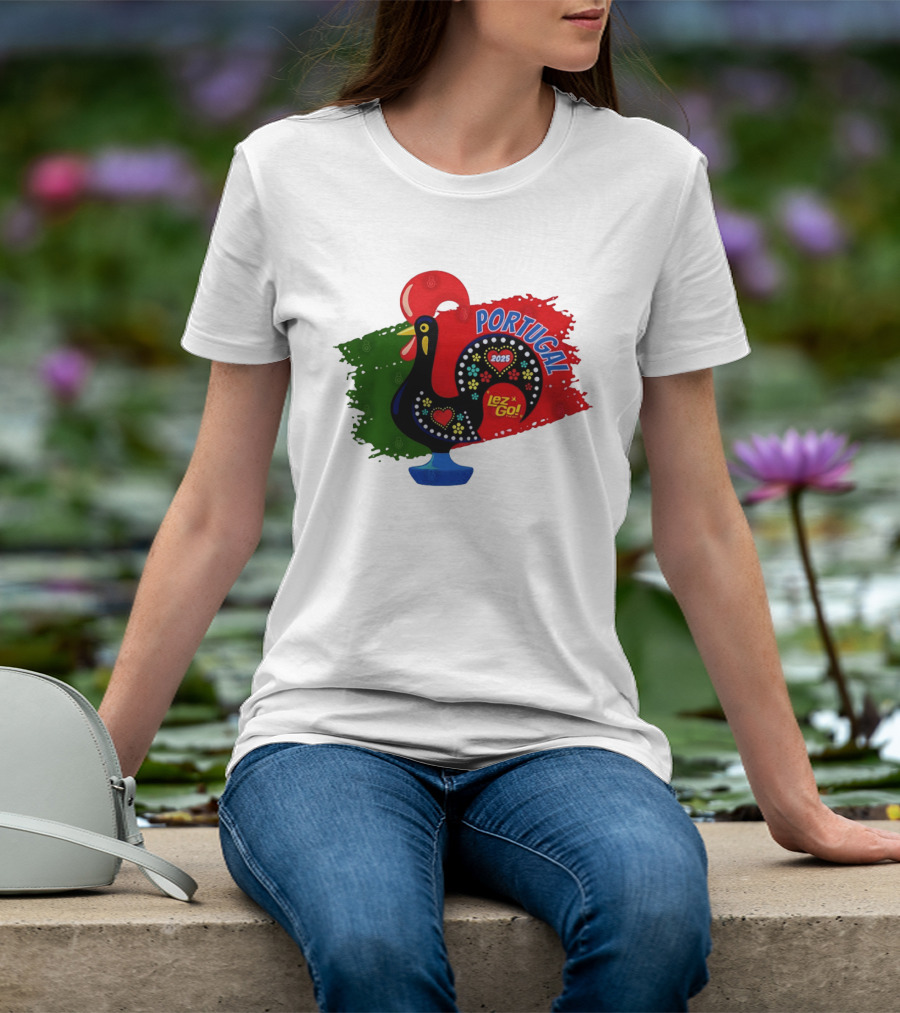 Portugal 2025 Lez Go Galo De Barcelos Rooster T-Shirt