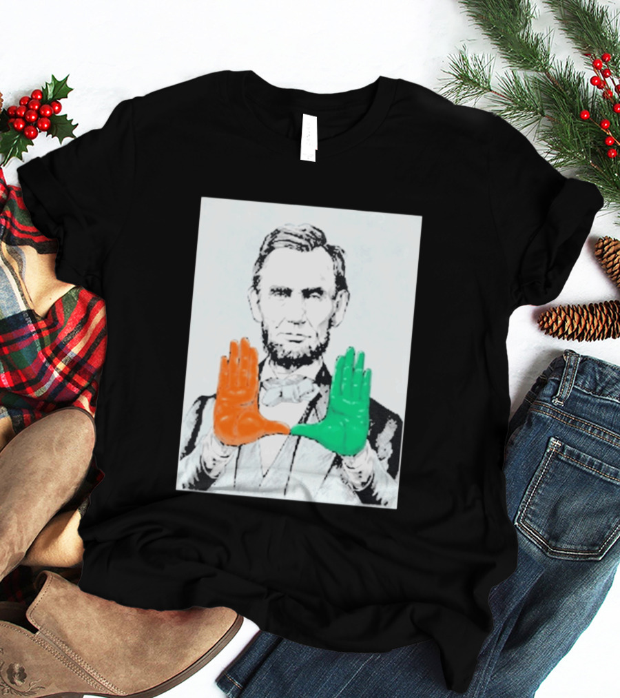 Abraham Lincoln Miami Hurricanes U Hands T-Shirt