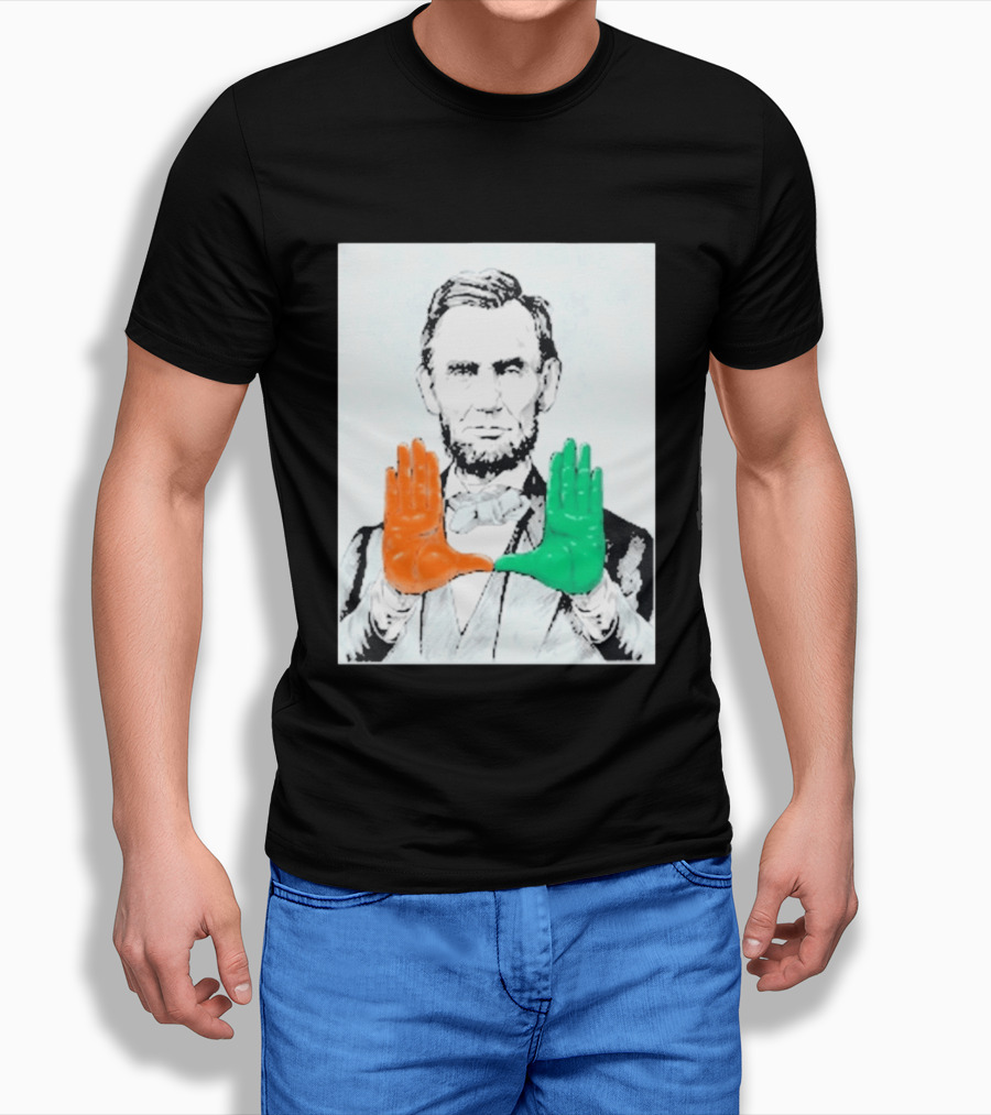 Abraham Lincoln Miami Hurricanes U Hands T-Shirt