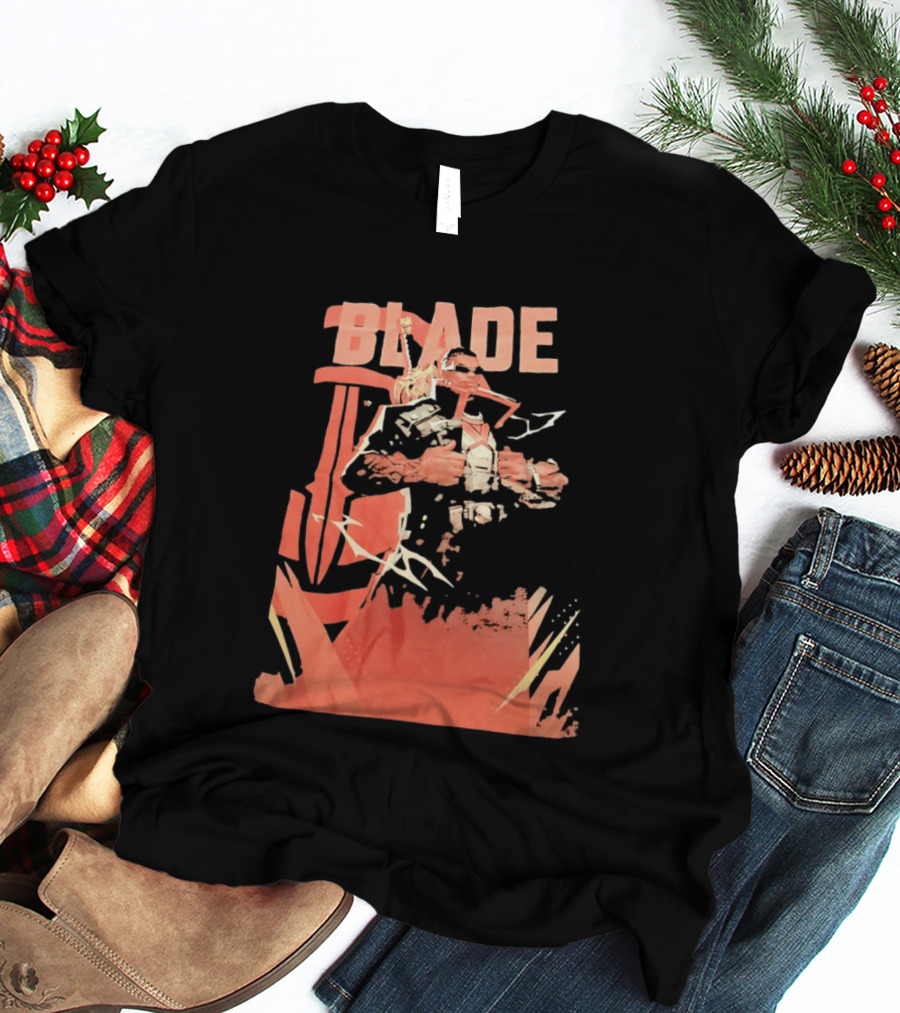 Blade Marvel Comic Vampire Hunter T-Shirt