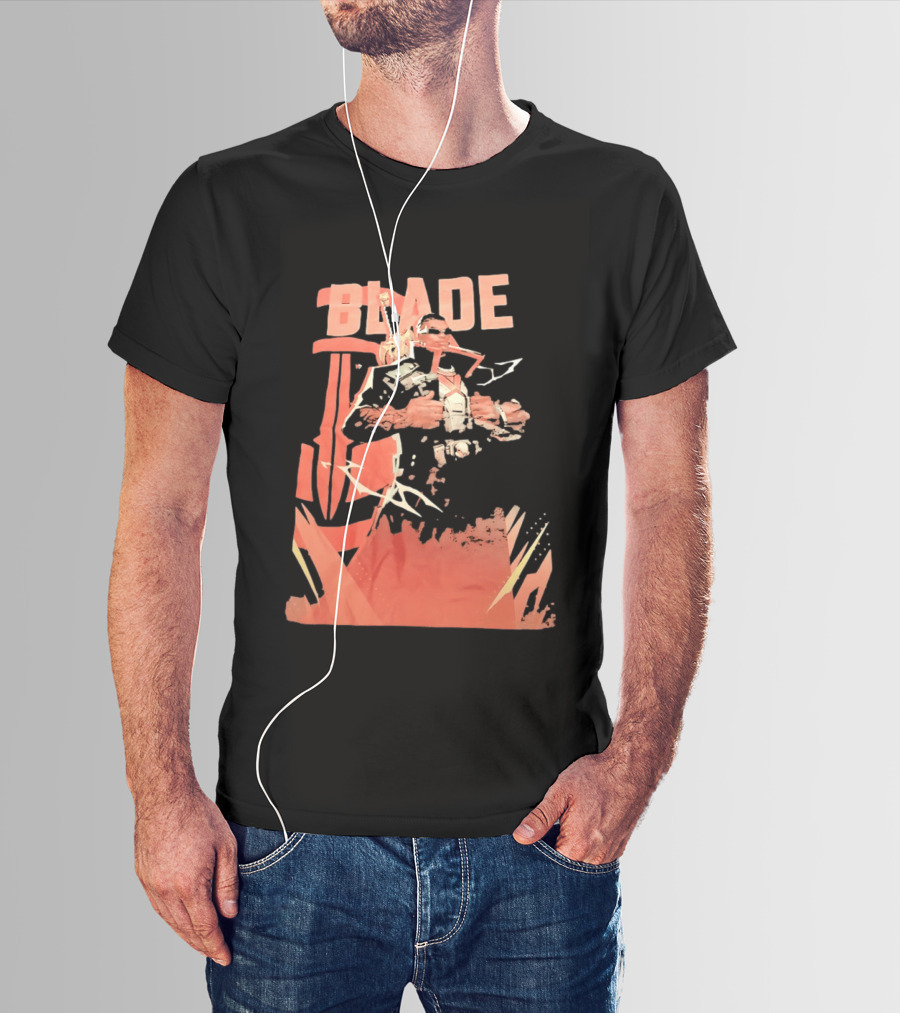 Blade Marvel Comic Vampire Hunter T-Shirt