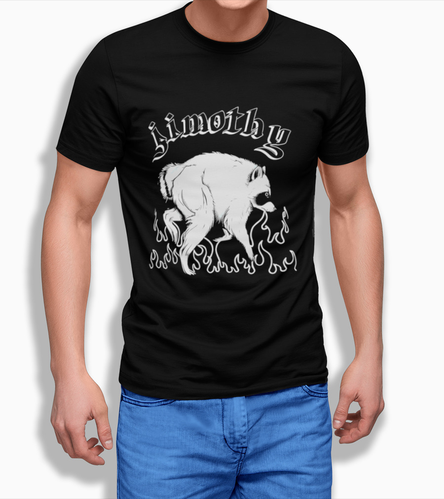 Jimothy The Ballard Raccoon Flame T-Shirt