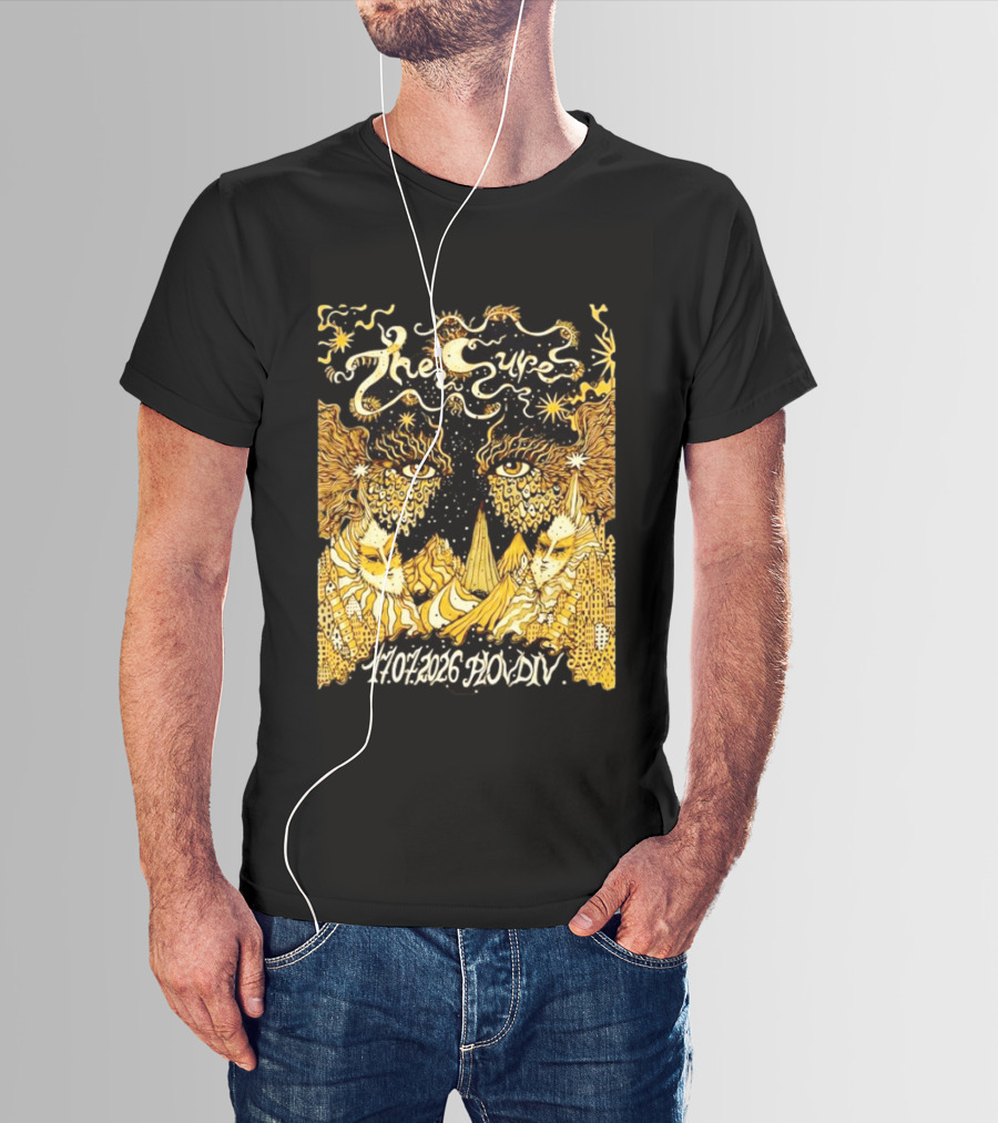 The Cure 17 July 2026 Plovdiv Concert Live Music Event T-Shirt