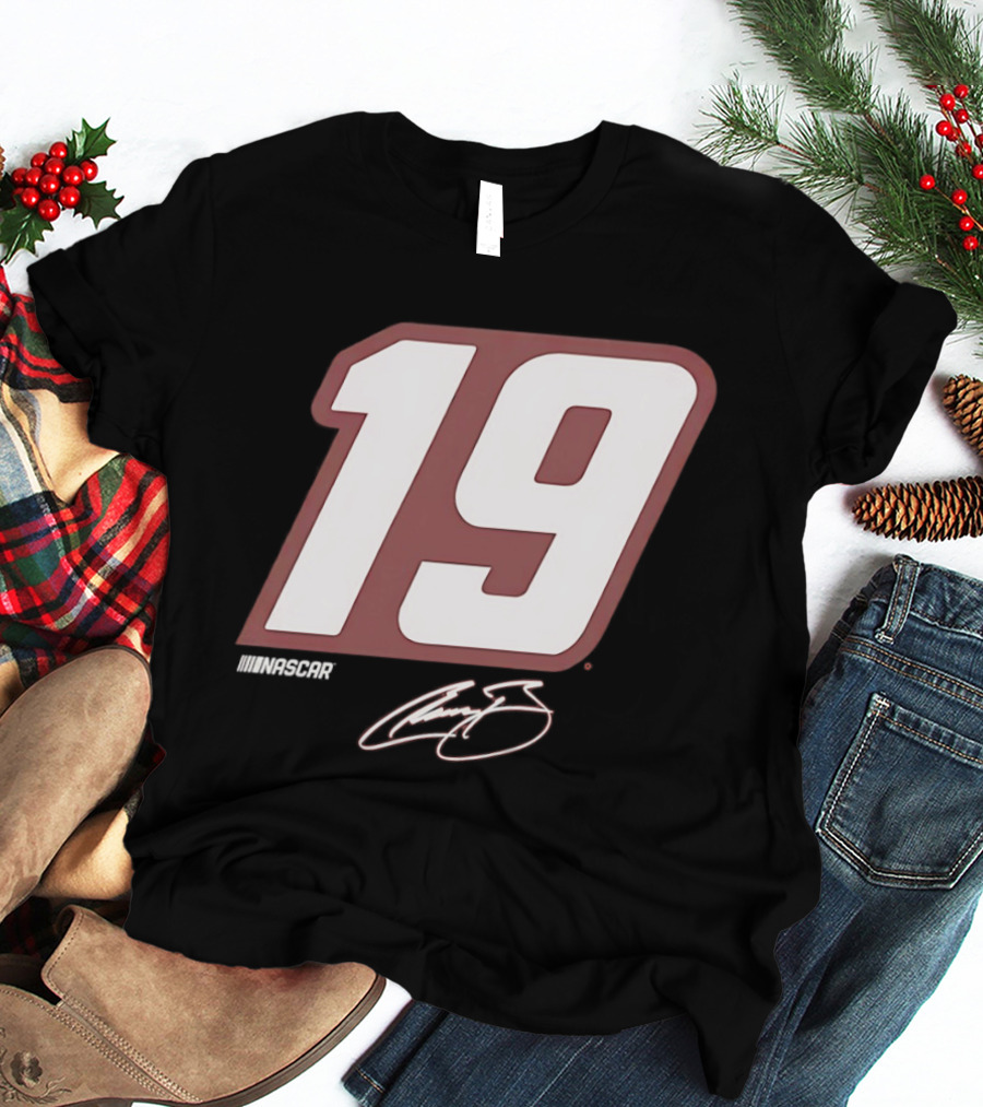 NASCAR Number 19 Racing Motorsport Signature Edition T-Shirt