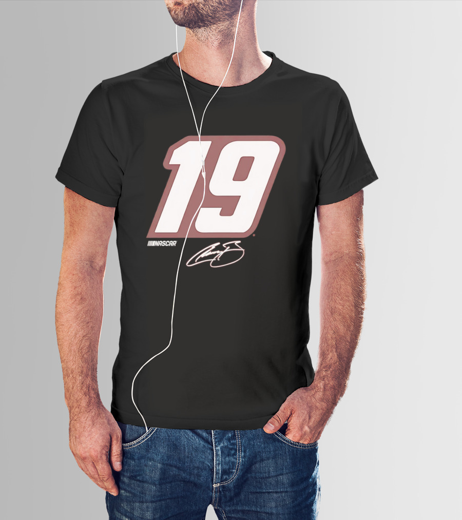 NASCAR Number 19 Racing Motorsport Signature Edition T-Shirt