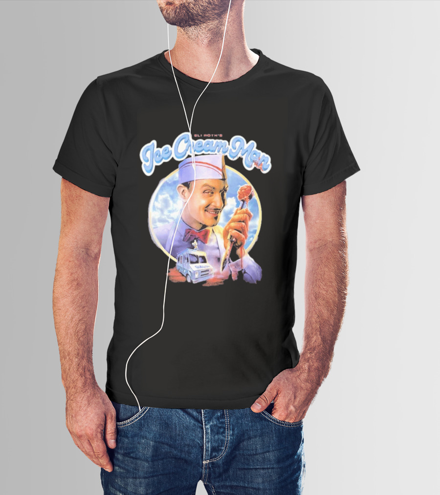 Eli Roth Ice Cream Man Vintage Horror Movie T-Shirt