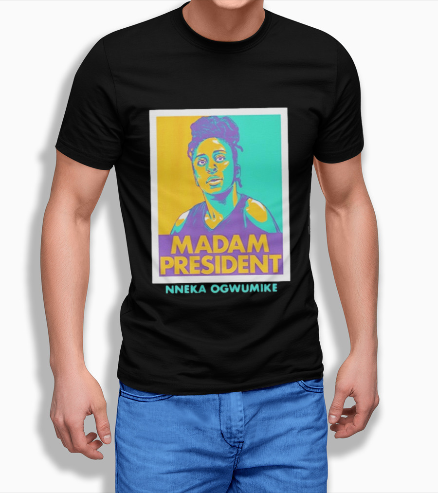 Nneka Ogwumike Madam President Los Angeles Sparks Heroic T-Shirt