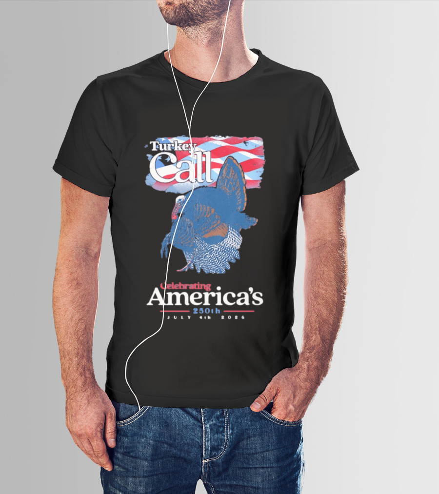 NWTF Turkey Call Celebrating America's 250th July 4th 2026 T-Shirt
