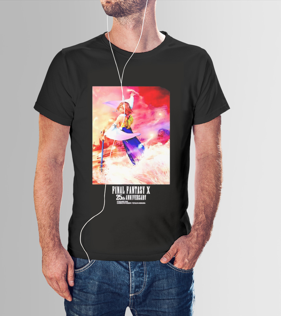 Final Fantasy X 25th Anniversary Yuna Square Enix T-Shirt
