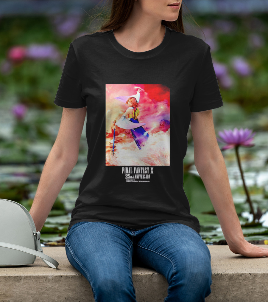 Final Fantasy X 25th Anniversary Yuna Square Enix T-Shirt