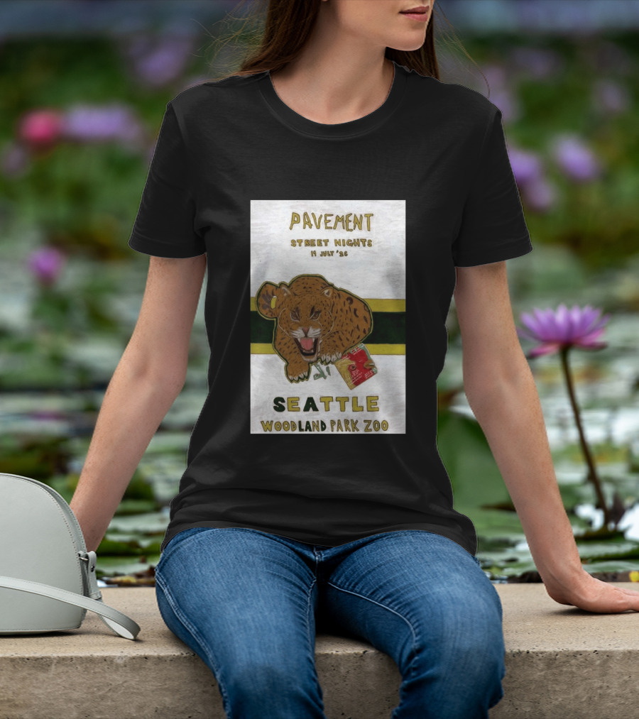 Pavement Street Nights Seattle Woodland Park Zoo July 19 2026 T-Shirt