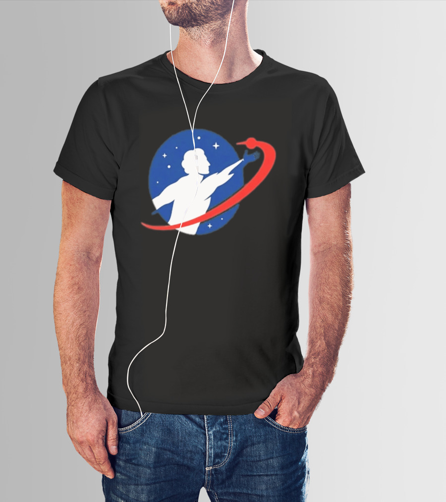 NASA Astronaut Space Exploration Promethean Action Patch T-Shirt