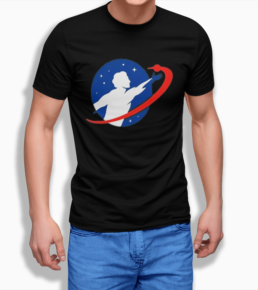 NASA Astronaut Space Exploration Promethean Action Patch T-Shirt