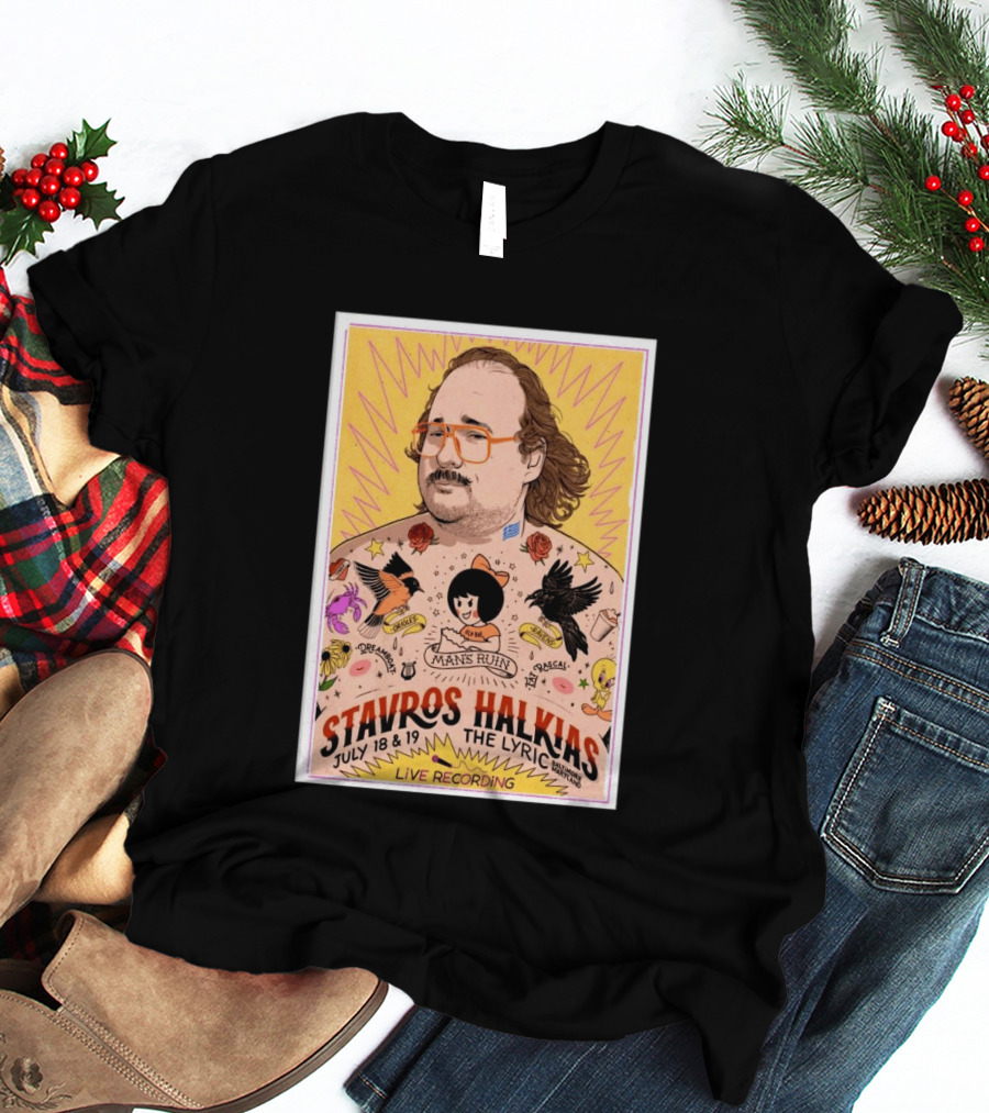 Stavros Halkias Live Recording Baltimore July 18 19 2026 The Lyric Event T-Shirt